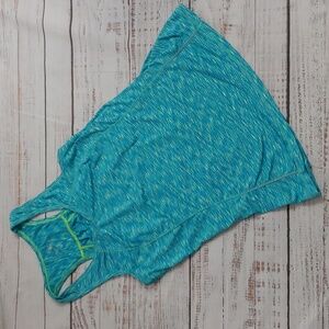 TANGERINE SPACE DYED ATHLETIC TANK